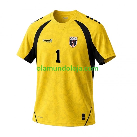 Camisola Cape Verde Vozinha 1 Guarda-redes Homem Equipamento Primeiro 2026 Manga Curta